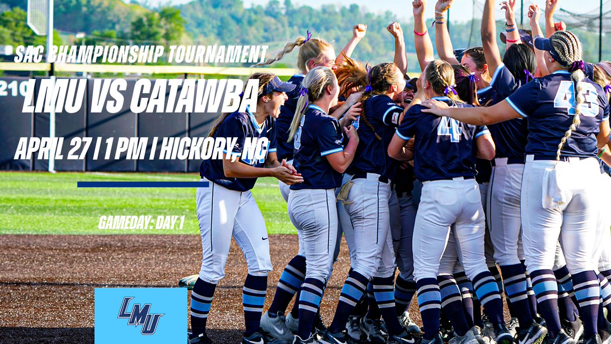 LMU TRAVELS TO HICKORY, NC TO PLAY THEIR 1ST GAME OF THE SAC CHAMPIONSHIP TOURNAMENT!!! LMU WILL PLAY CATAWBA @ 1 PM!

📺 bit.ly/3L7IRB7
📊bit.ly/3oPlEwc