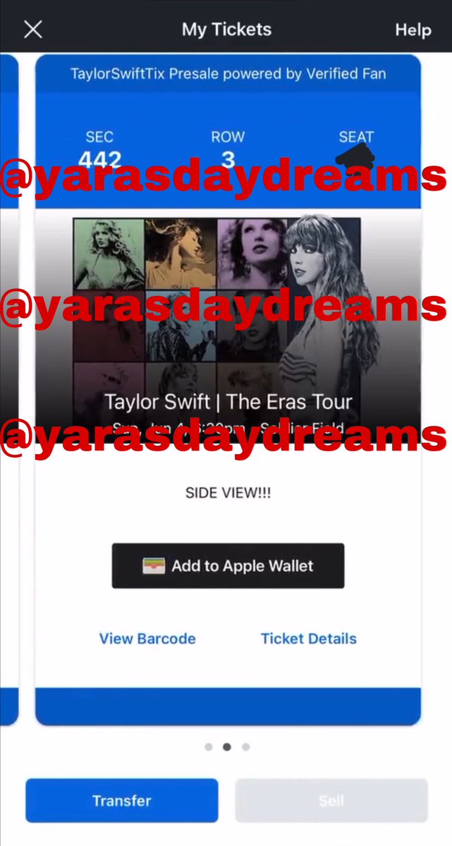 Eras Tour Resell tweet media