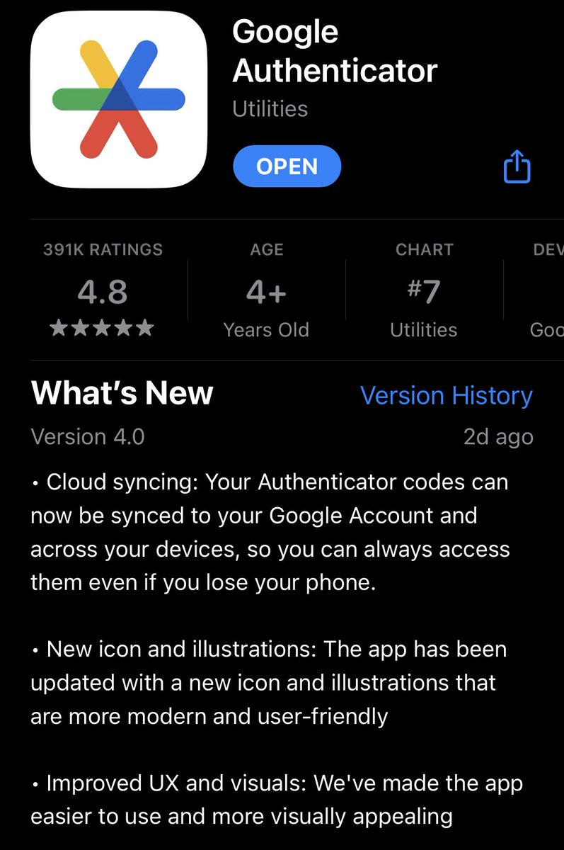 ameer_taghavi's tweet image. چه ولت‌هایی که تا قبل از این آپدیت به گاراژ رفتن!🤦🏻‍♂️🤦🏻‍♂️
#GoogleAuthenticator