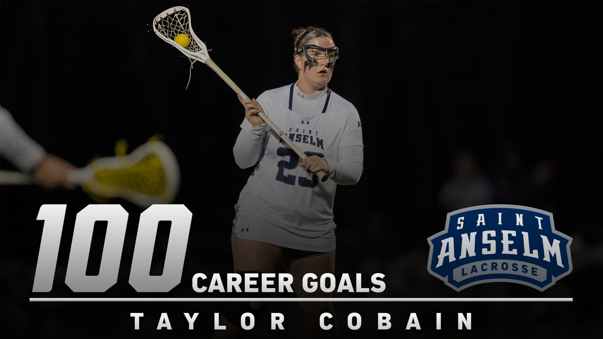 STAHawksWLax's tweet photo. Senior Taylor Cobain became the 12th student-athlete in program history to record 100 career goals after netting three in the Hawks 14-10 loss to nationally-ranked Bentley on Wednesday.

🔗: https://t.co/9UOJ7fa0Nx https://t.co/lkatMtpA2z