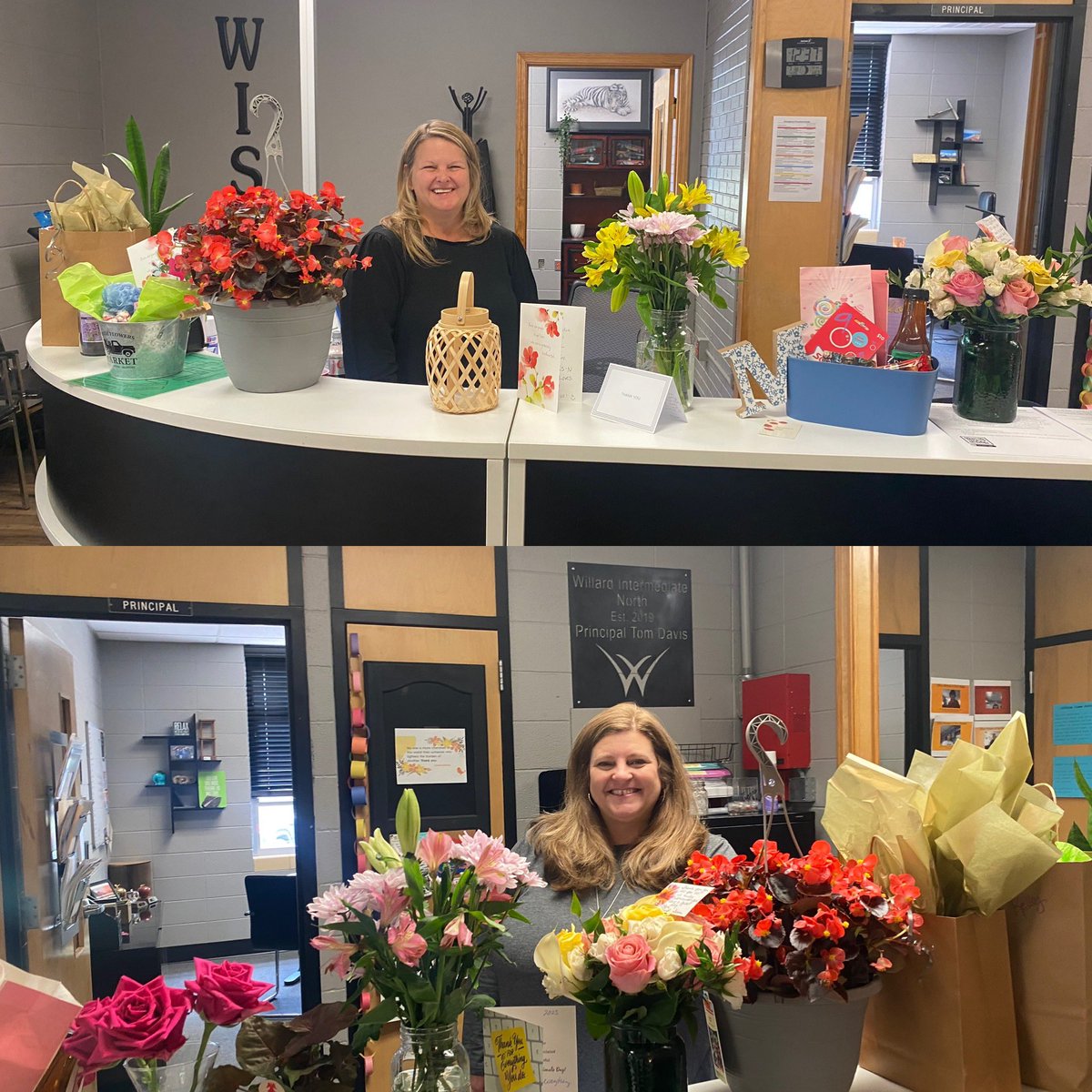WISN enjoyed celebrating two of the best today!  Happy Administrative Assistants Day, Marcy and Kelly!  We appreciate all that you do for WISN!  #WISNfamily
