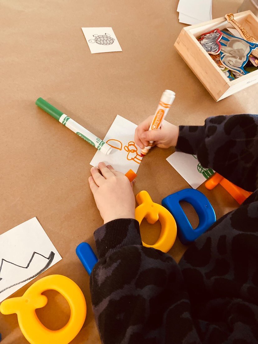 InspirationsinK's tweet photo. Another worksheet free alphabet provocation…the learning possibilities are endless! https://t.co/2qtvWwreEO