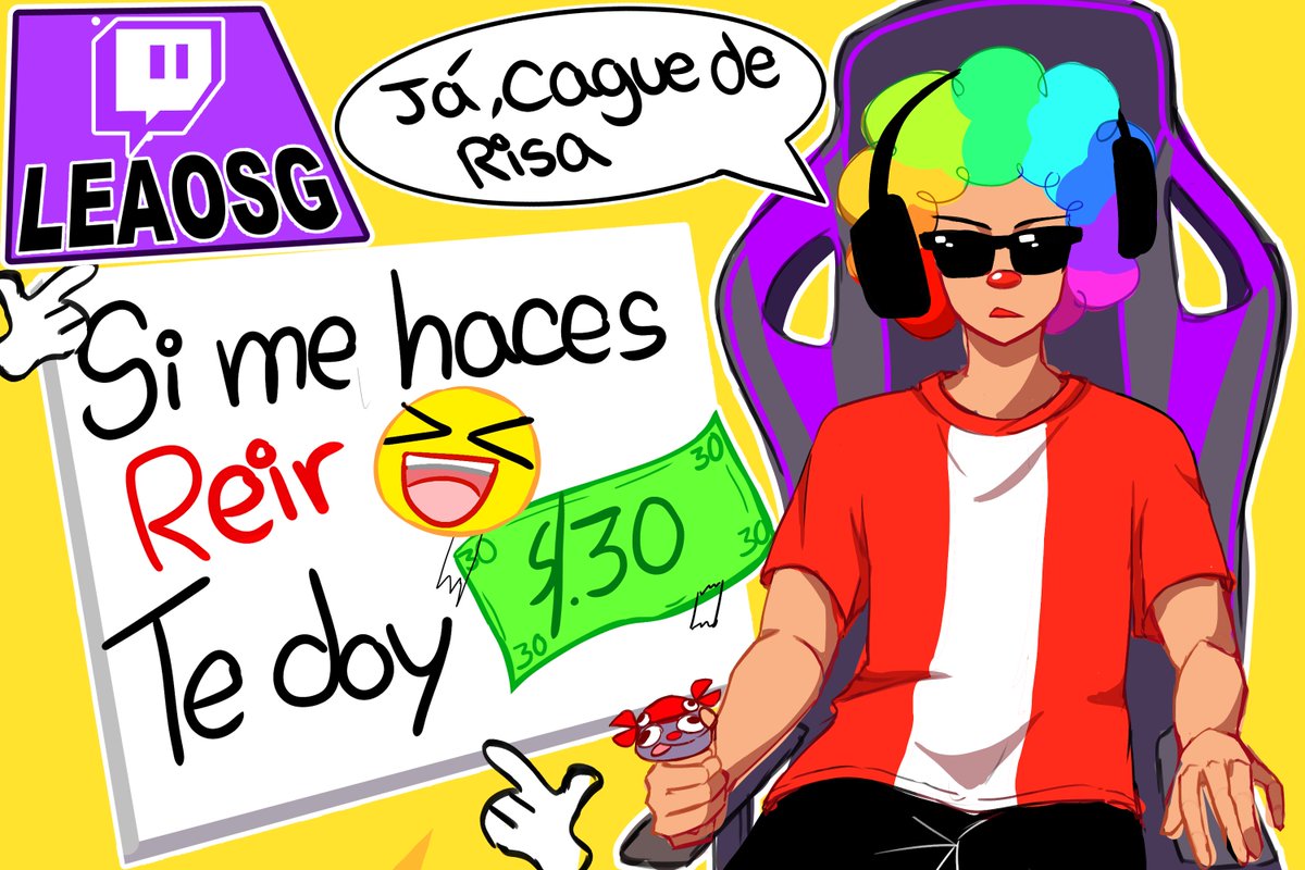 MAÑANA JUEVES 8PM

SI ME HACES REÍR POR DISCORD CON TU CHISTE CHI CHI CHI CHISTE TE YAPEO 30SO.

discord.com/invite/leaosga…