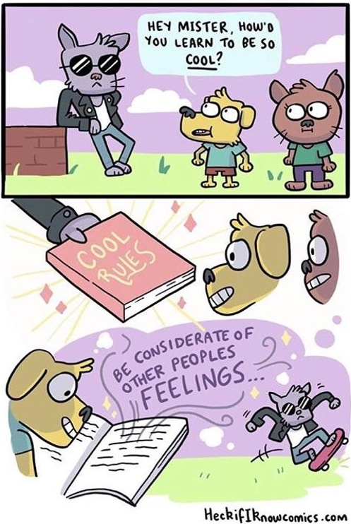 Art by Charlie Higson (Heck if I Know Comics)