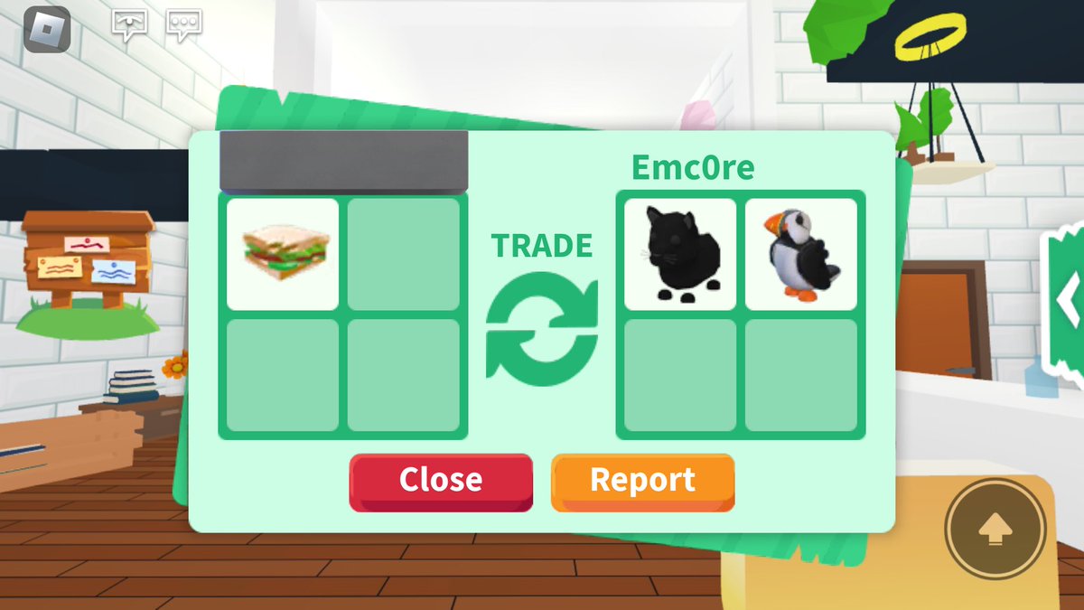 Isabel59304647's tweet photo. @EmilyTi29525092 is trusted! This is our second trade today! I went first buying their shirt. Afterwards they gave me the pets! Tysm for the potions lol ♡ https://t.co/QMucyNfvXG