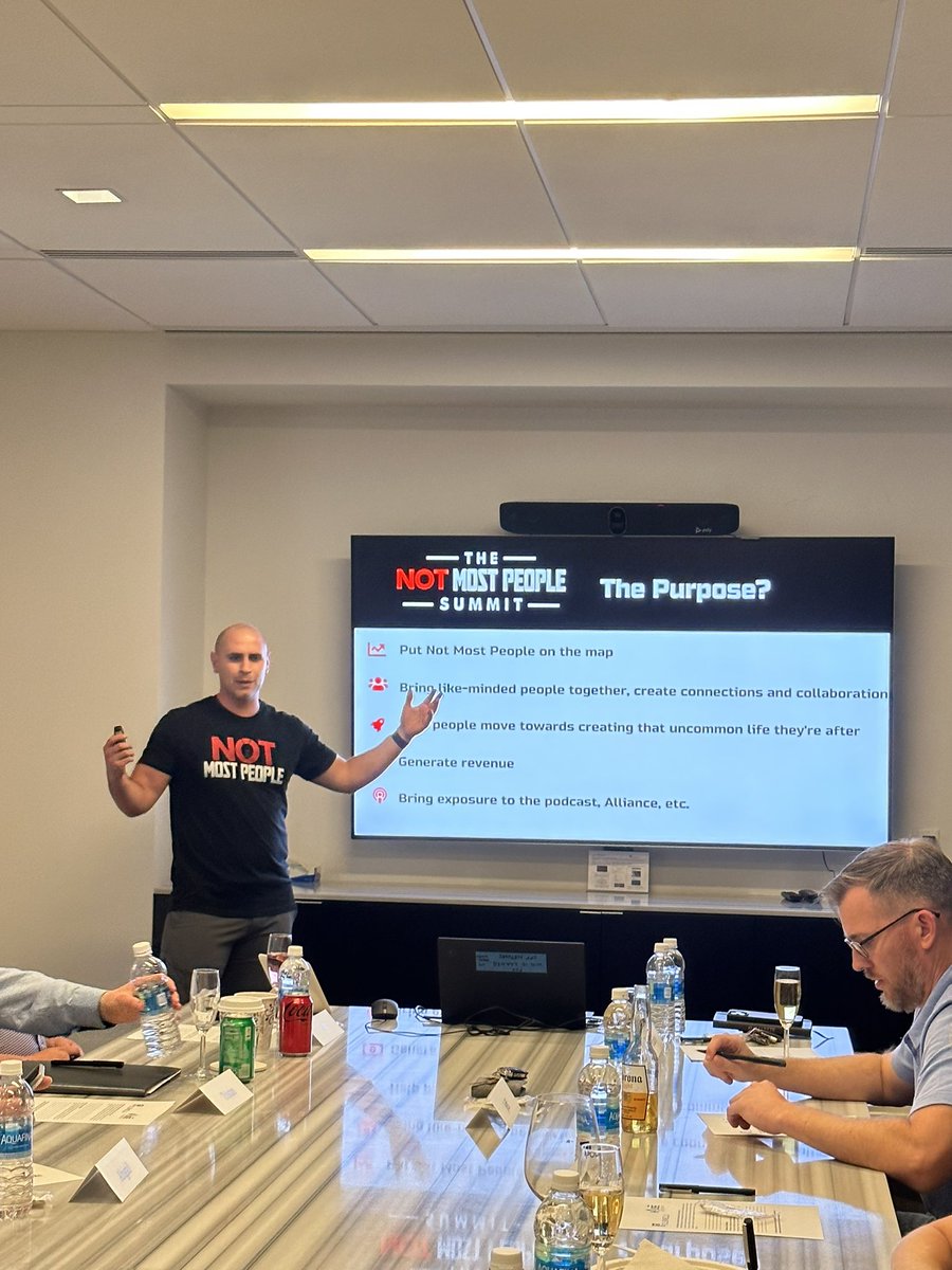 After transforming his podcast into its first live event, Bradley had the idea to create the Not Most People Summit. Looking for ideas on how to access new audiences and insights on what appeals  most to people looking at events to attend #hofgaz #yesphx
