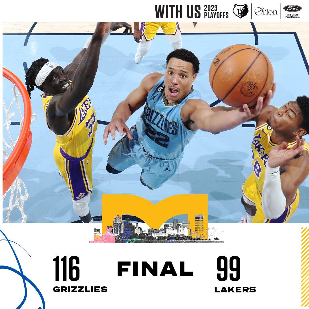 memgrizz's tweet photo. we ain’t done. 3-2. https://t.co/1cu5tU3byn