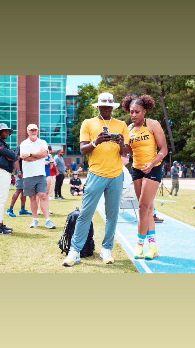 People are always watching how you conduct yourself! #triplejump #appstate #trackandfield