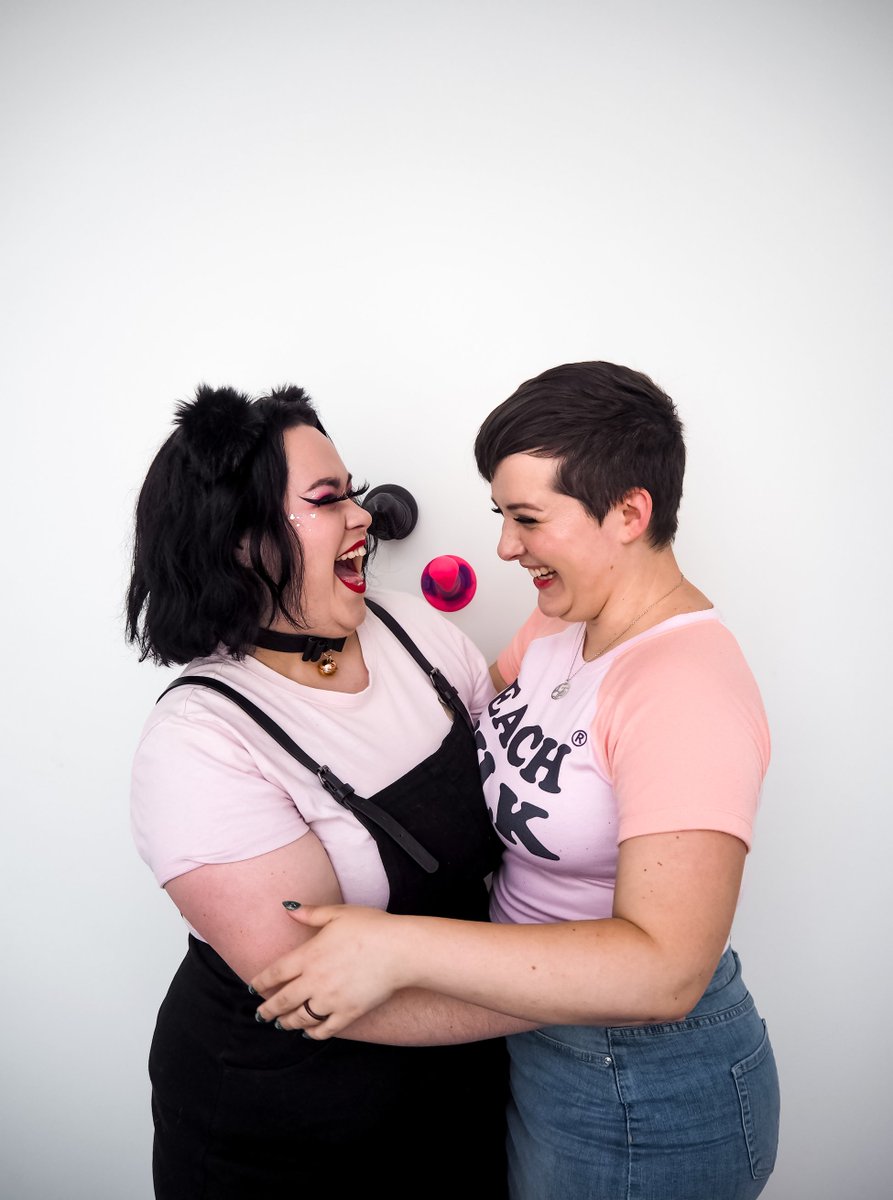 ohyoufox's tweet image. Gosh, I miss making @DoneWonderfully 💖

@laurclinn and I are simply too busy these days, but, wow. I am still so proud of it. 

Please enjoy these fun promo shots our friend @madephoyou took for us! Our love for each other just BEAMS from these. 🥹