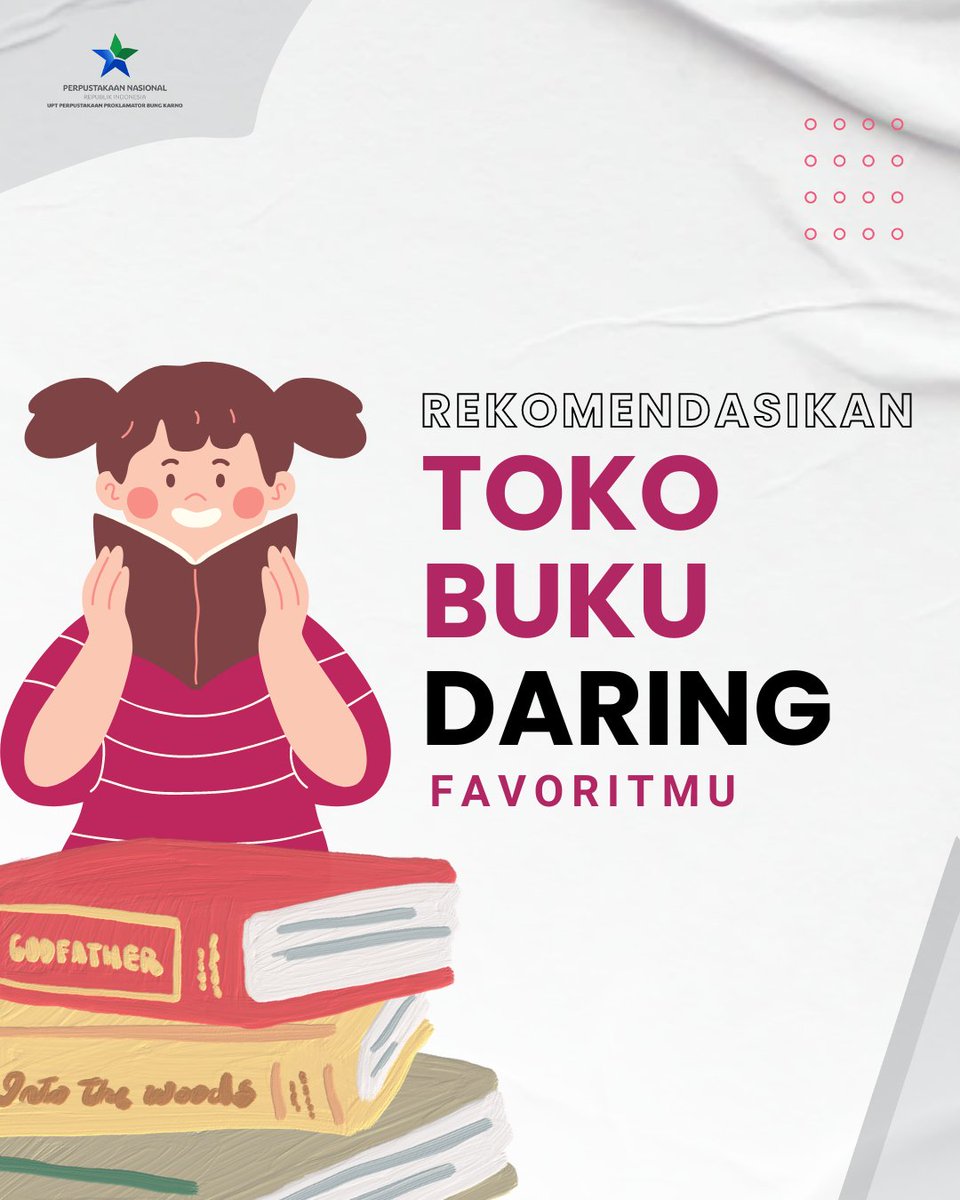 Minpus lagi bingung nih mau beli buku di toko buku online, takut nggak ori🥲
#tokobukuonline #perpusnas #perpustakaan #perpusbungkarno #rabubuku #literasi