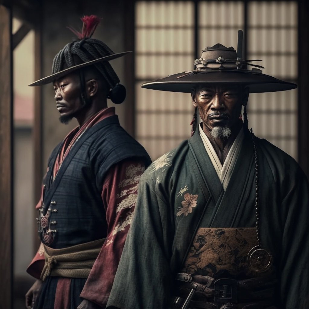 BHowards's tweet photo. #ImaginePrompt MidJourney
#WuTang #Yasuke #MoviesThatDontExist https://t.co/A2dVAAul73