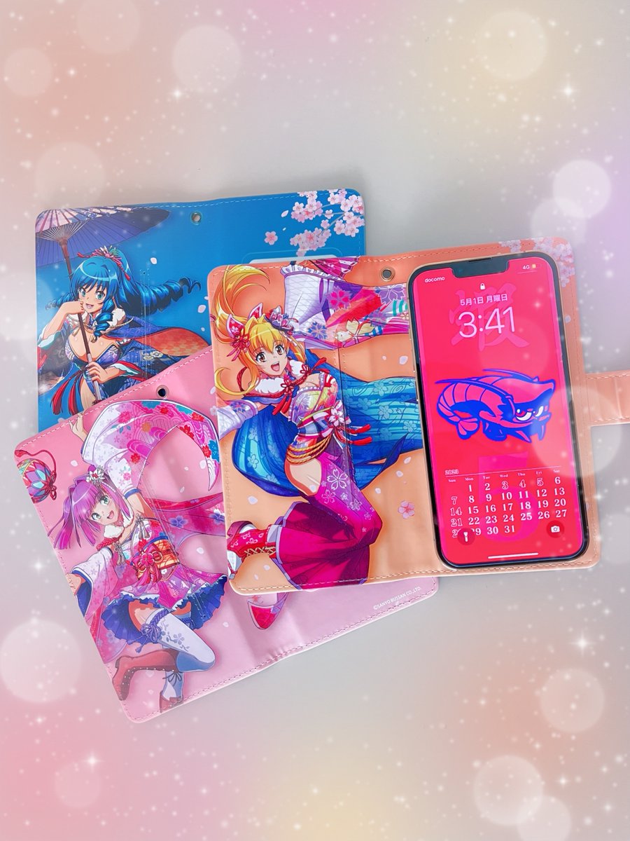 海物語 ウリン スマホケース 🌸海物語 手帳型スマホケース🌸／ マリン＆ワリン＆ウリンの手帳型