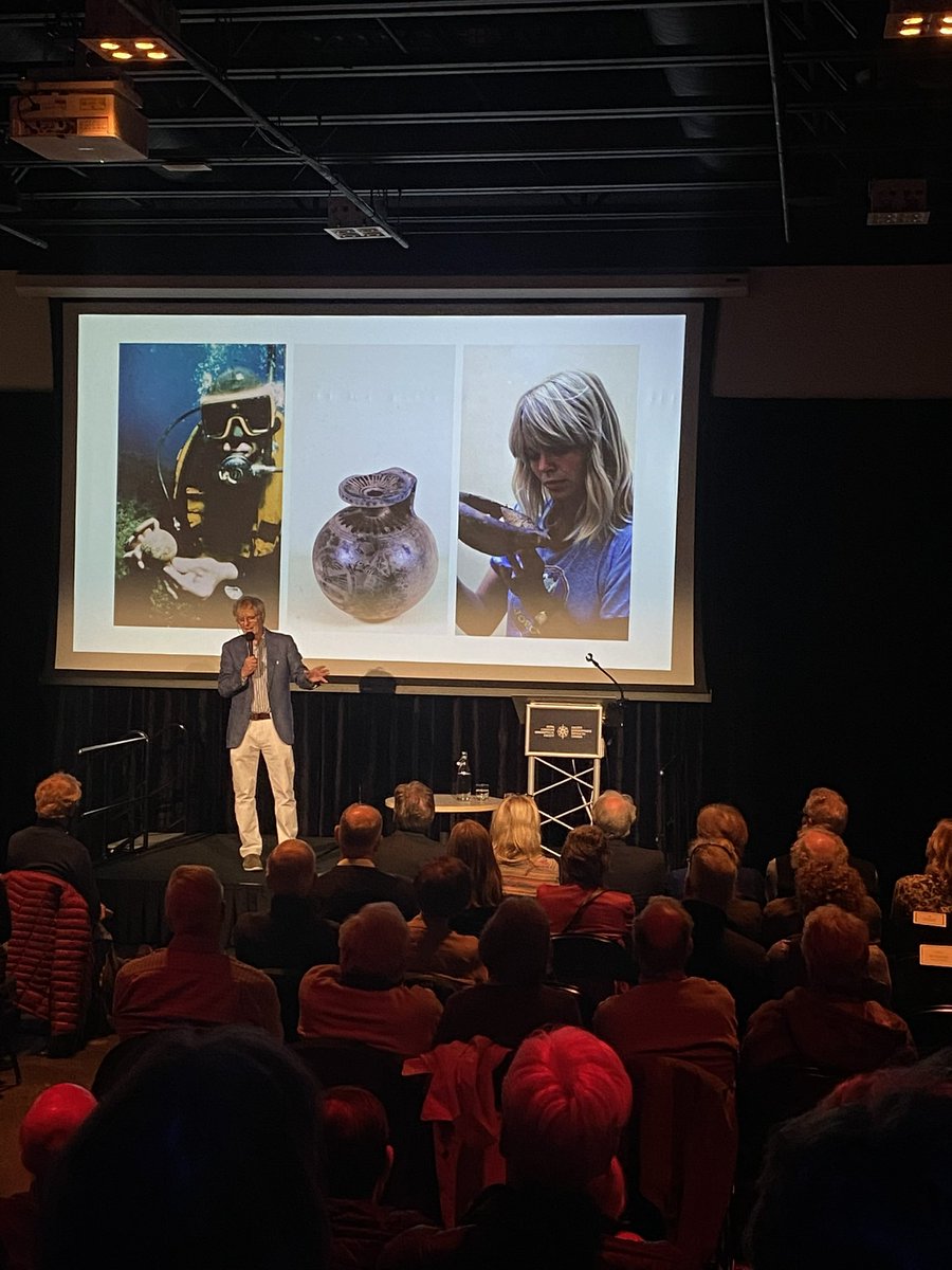 Tonight @cangeo welcomed British maritime archaeologist Mensun Bound to @50Sussex to speak about insider insights from the search for Endurance in Antarctica. #CanGeoTalks