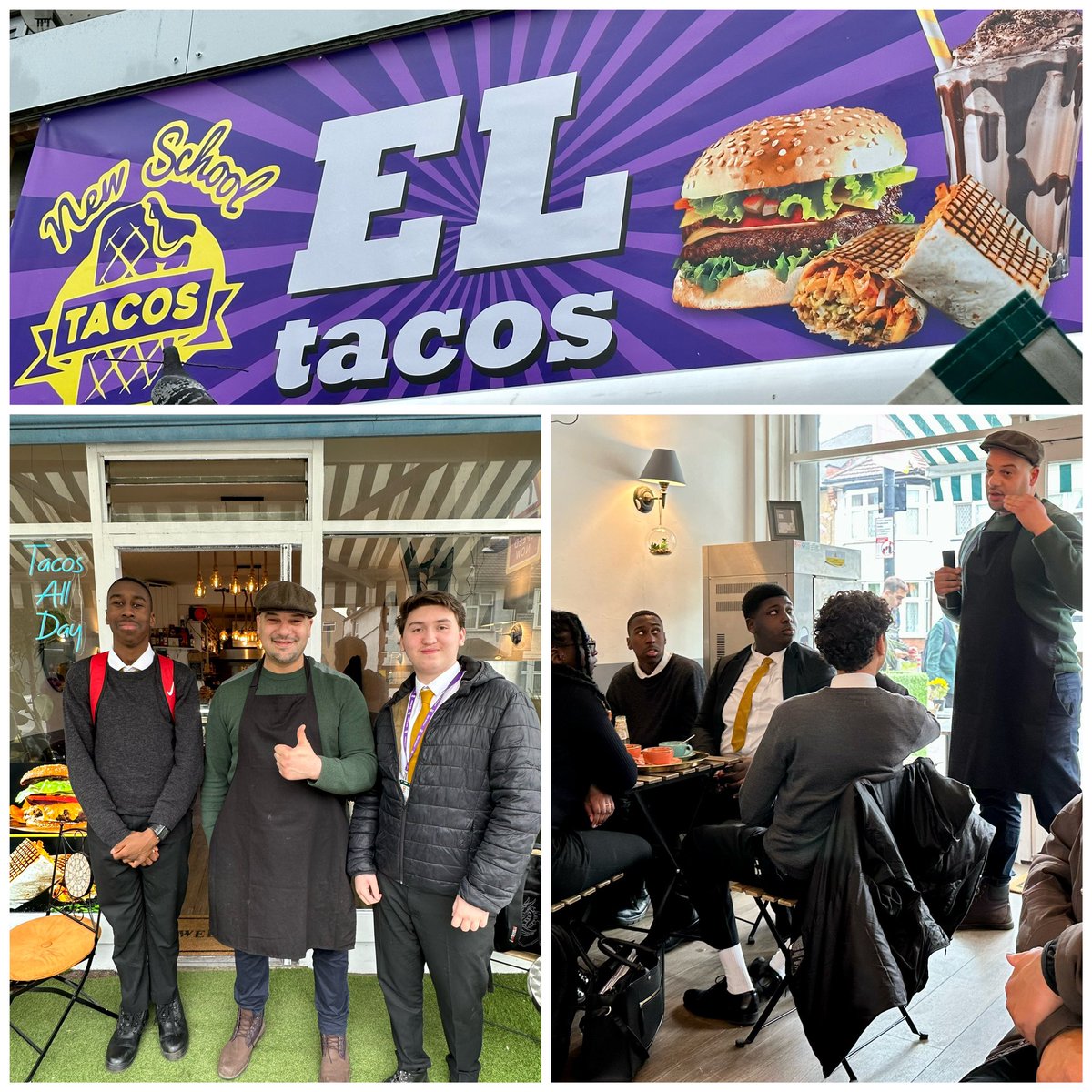 NCCBrent's tweet photo. #ncc6 #streetfood We visited the newest restaurant in #harlesden #eltacos #parkparade The food was delicious carrot &amp; coriander soup, the freshly made French-Algerian tacos &amp; mint tea to finish. A huge Thankyou to Suliman the owner for this experience! @loveharlesden #enrichment https://t.co/0Ey9qZIJmK