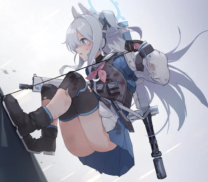 激戦ミヤコ全身#ブルアカ 
