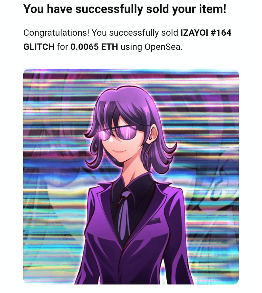 izayoiverseee's tweet photo. SOLD 🥰🎉
#GlitchGang
to @Artmancer404 💖 thanks again
sir , thanks a lot for the support, really appreciate it 🥰🙏
don't forget to follow sir @Artmancer404 💖 Boss #GlitchGang
TOP HOLDER COIN
RadchenkoMatt
Dapergeking
Colexs
#NFTCommunity #GlitchGang #VERTICALNFT https://t.co/N72p0wLKBm
