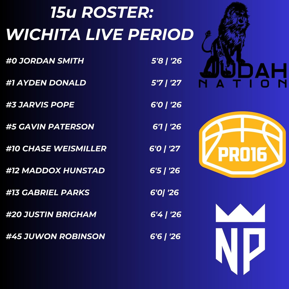 TeamUnitus's tweet image. Youngins are next up!