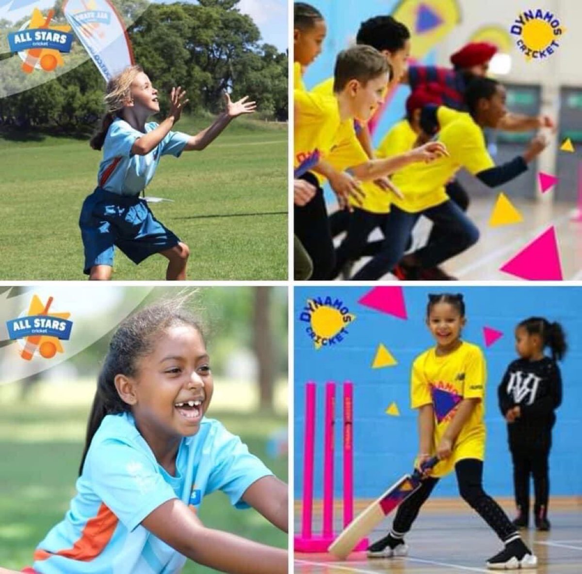Does your child fancy trying cricket? 

Our All Stars programme (5-8 year olds) is on Mondays 6pm from 15 May Register: bit.ly/3TUKvtF

Our Dynamos programme (8-12) is on Tuesdays 6pm from 16 May Register: bit.ly/3FZHz9z
Ings View Sports field, Gilberdyke
