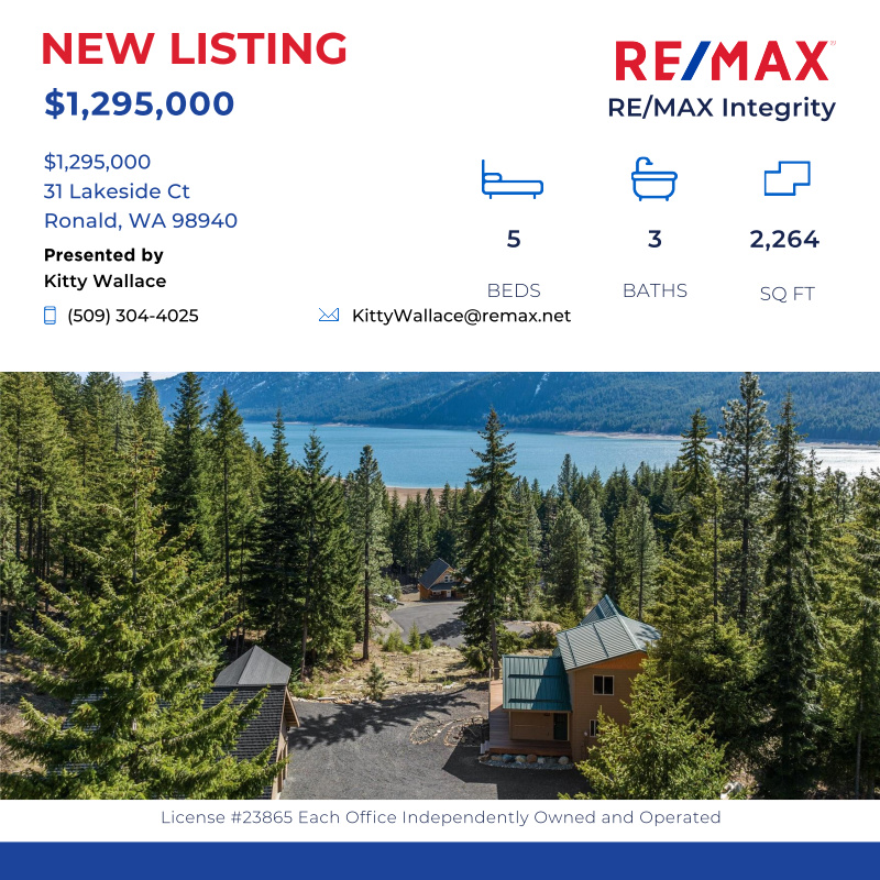 Kittywallace's tweet photo. Welcome to your dream mountain getaway perched above Lake Cle Elum. This stunning, turnkey, chalet has breathtaking views of Lake Cle Elum &amp;...

Click here for details:
https://t.co/gyUbBOMgNd https://t.co/7VdHfEFJXS
