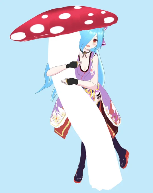 抱ききのこ #VRoid 