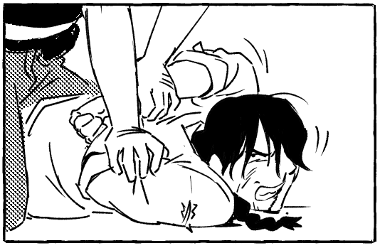 🐺RWR part 2 pg 37-41 are out! (CW: police brutality)

Read: https://t.co/XjcDhYMRCI
From beginning: https://t.co/l6sdTBl6FV

Physical copies will be available at TC/AF on April 29-30 ✨
thank u for reading :-)! 