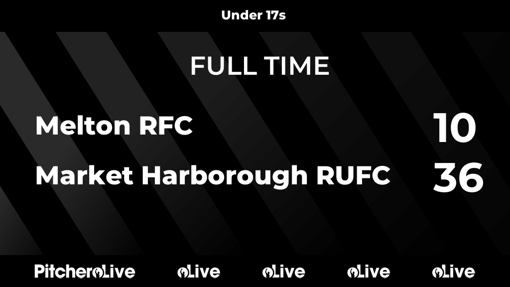 FULL TIME: Melton RFC 10 - 36 Market Harborough RUFC
#MELMAR #Pitchero
mhrufc.org.uk/teams/75900/ma…