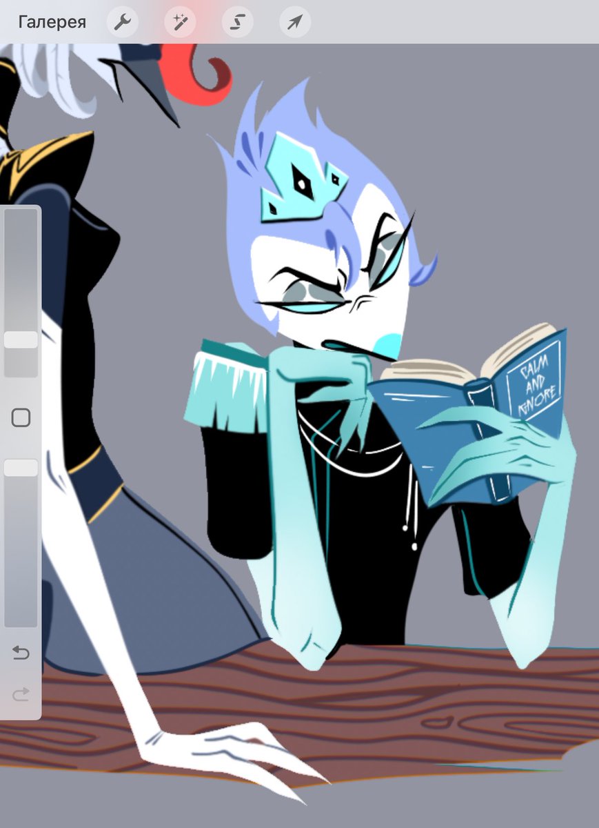 ashirotyan's tweet photo. Читает полезную книжку😂

#wip #andrealphus #helluvaboss https://t.co/PFqbpt4IcV