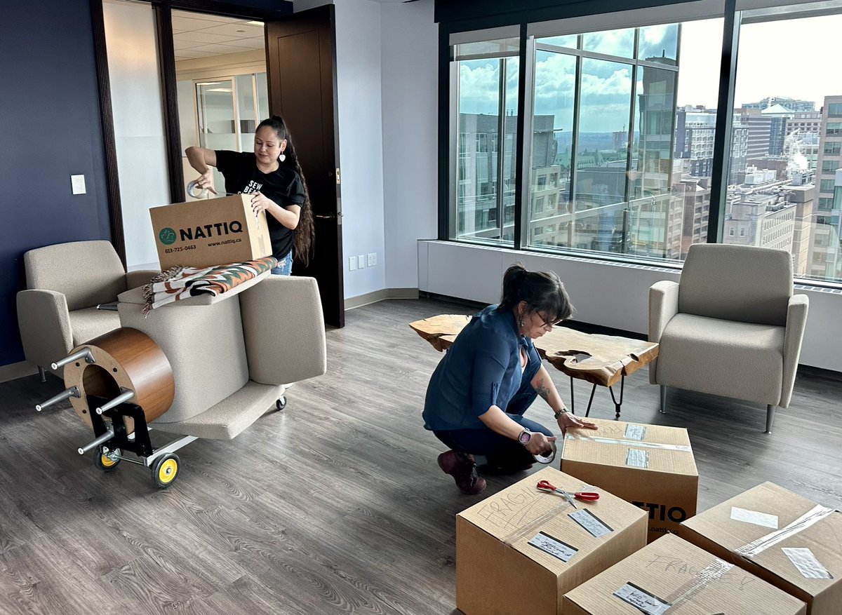 ChiefRoseAnne's tweet photo. Today the NCO packed up our space in the @AFN_Updates Metcalfe office as we transition to our new location this summer. In the meantime, special items from my travels will be stowed away for safekeeping and I look forward to providing a new office tour soon. #HealingPathForward https://t.co/H4zXRjaquN
