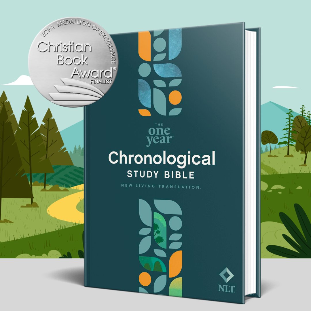 TyndaleBibles's tweet photo. Congratulations to our partners at Chronological Bible Teaching! The One Year Chronological Study Bible was named a finalist in the ECPA 2023 Christian Book Award program! To celebrate, we are giving away five One Year Chronological Study Bibles! Re-tweet this post as your entry. https://t.co/oLZklZ7gP0