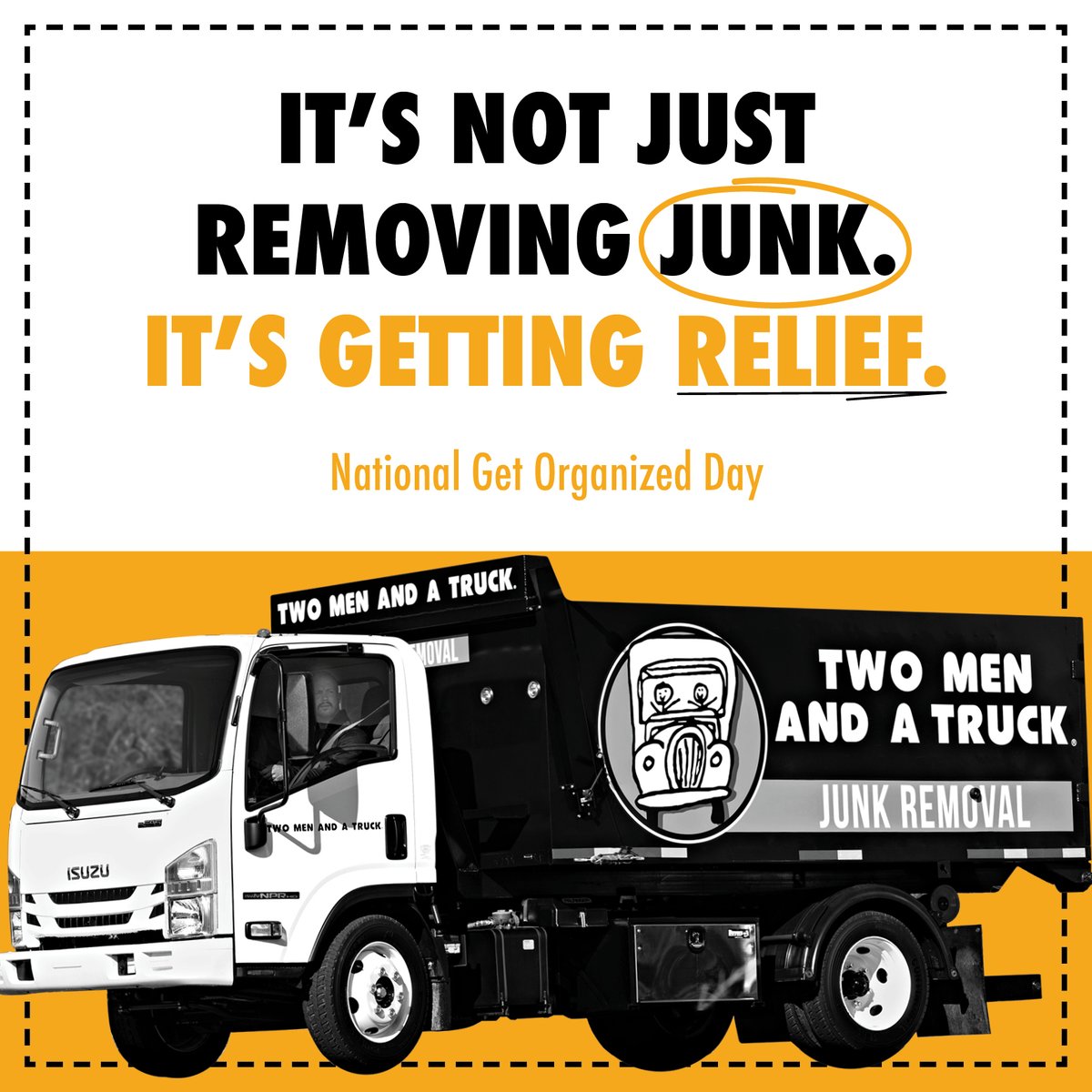 TwoMenBoston's tweet image. Get organized and put some junk in our truck! 👍😊