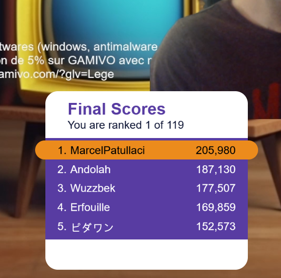 Hesiode76's tweet photo. @LegeLoL Mythique soirée avec Lege ! On s'est bien marré ! Et le quizz JV c'est pour bibi ! https://t.co/4Yg7TSsz00