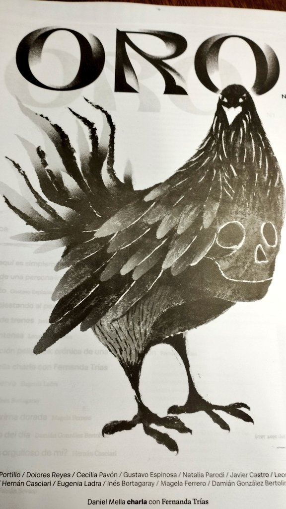 pocitoslibros's tweet photo. ¡Ya llegó! El Nro 1 #ORO @orolarevista revista en formato tabloide, pura literatura en papel y tinta negra. Felicitaciones @gatchugarry #DanielMella
👉 Conseguí Oro en tu librería amiga #pocitoslibros https://t.co/PjZX8bADWK