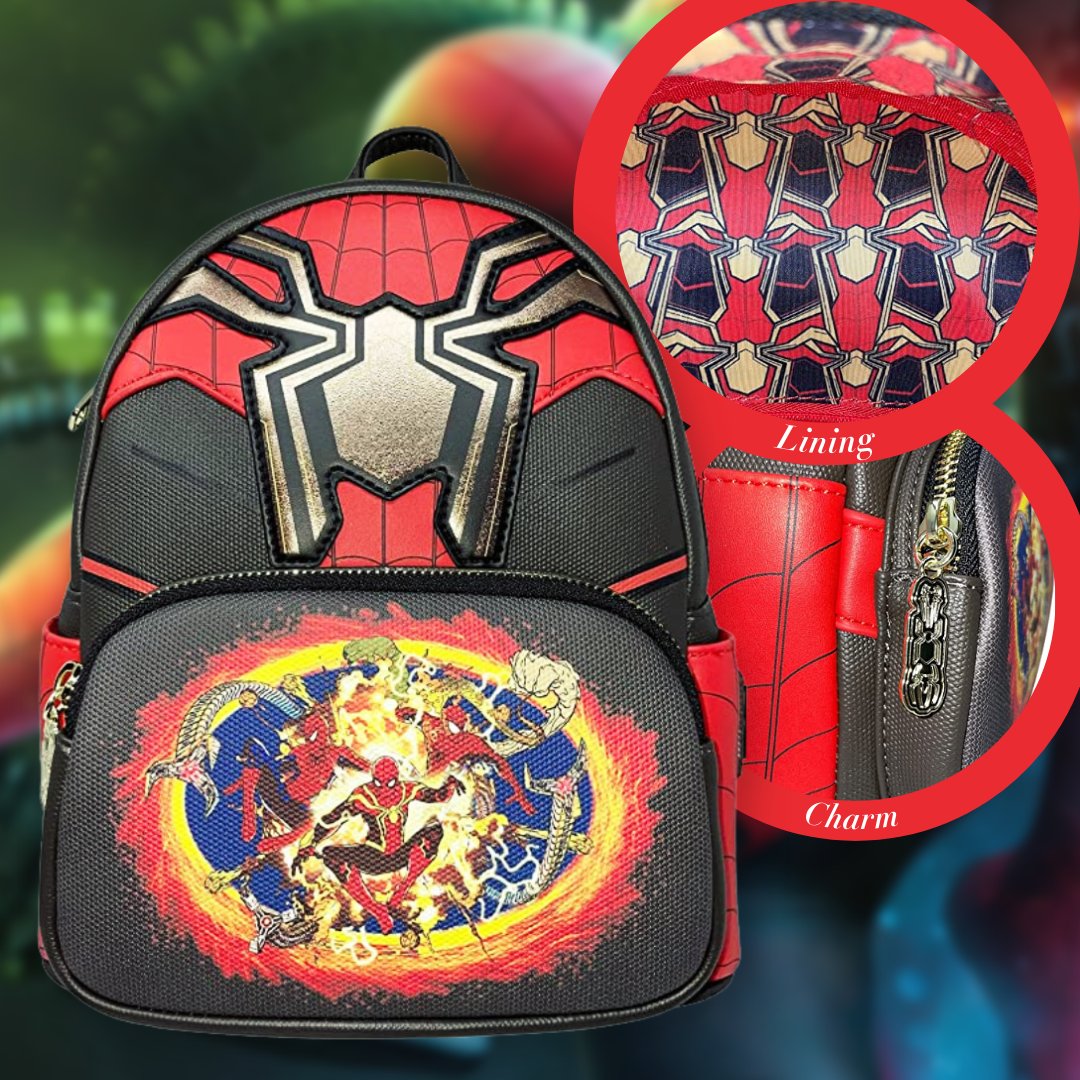 loungeflynews's tweet photo. 🆕 First Look!  Loungefly Spiderman No Way Home Marvel Comics Cosplay 🕸️   #retrofacts exclusive only on Amazon  

🛍️Buy➞  https://t.co/xGduUJ9fiP https://t.co/CdtSkr7QQr