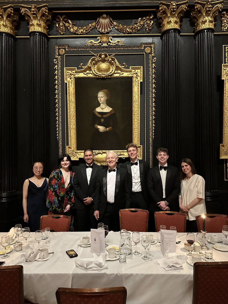 Great to speak tonight to talented young people at the Cambridge University Australian and New Zealand Society in the historic 15th  century Queens College Hall. These are young Kiwis and Aussies who are capable of shaping the future of our world.