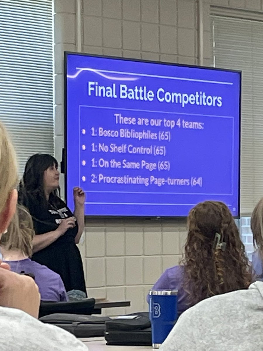 ballardlibrary's tweet photo. Such a fun day! Proud of our battlers - they finished fourth - the best finish for any Ballard HS battle of the books team! Way to raise the bar! @centralriversaea #IHSBOB2023 https://t.co/MyAQ0qaHJl