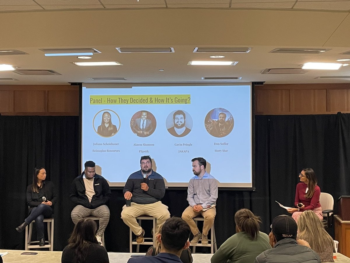 Accelerator class took another adventure today to the Immersive Entrepreneurship event at Lindenwood University. We heard 10 entrepreneurs tell their stories and give the students advice today! My mind is on overload from such great information. Thank you to everyone involved!