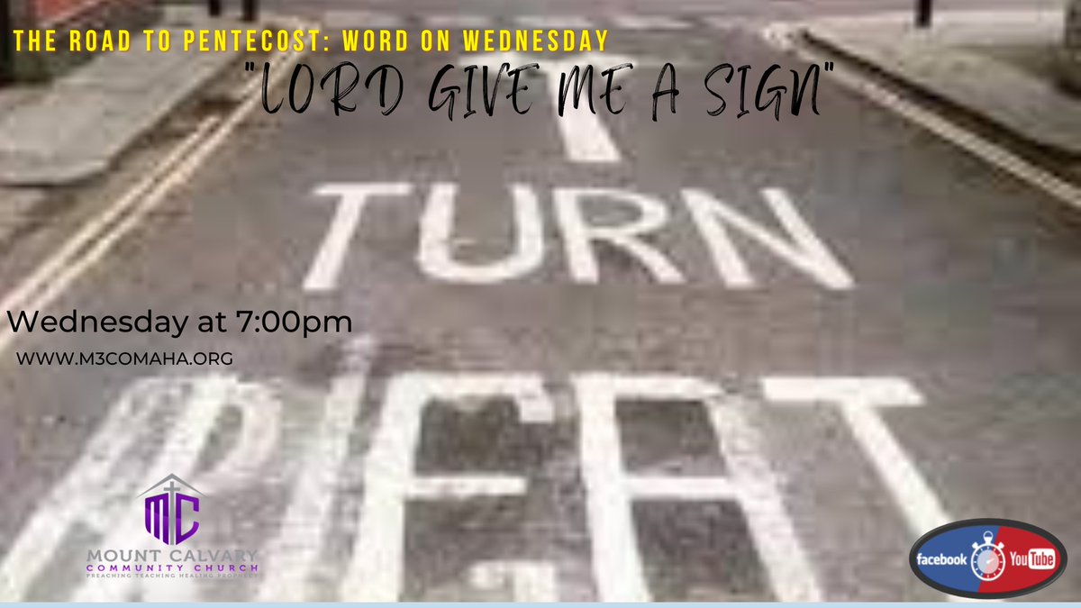m3comaha5112's tweet photo. Join Us for a Special Road to Pentecost Edition: Word on Wednesday “LORD Give Me a Sign” at 7pm (CST)

https://t.co/6Fd8enrBgM
https://t.co/vzu3FhNXv9

#mountcalvarycommunitychurch #m3comaha #biggestLITTLEchurchinOmaha #WordonWednesday #RoadtoPenecost #LORDGiveMeaSign https://t.co/9dBHi5HUge