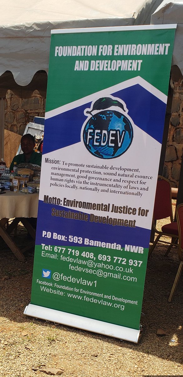 FEDEV participates in a networking and knowledge fair event organised by @CAMGEW for conservation organisations and eco-business operators working in the Bamenda Western Highlands Forest area. @NchunuSama
#Developmentmarketplace. 
#conservationaction. 
#worldearthday2023