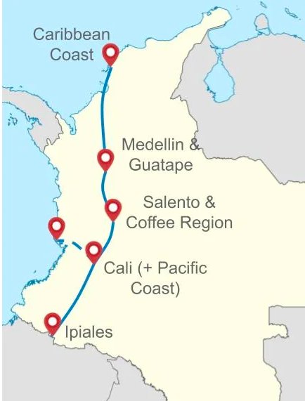 Colombia Tour Itinerary