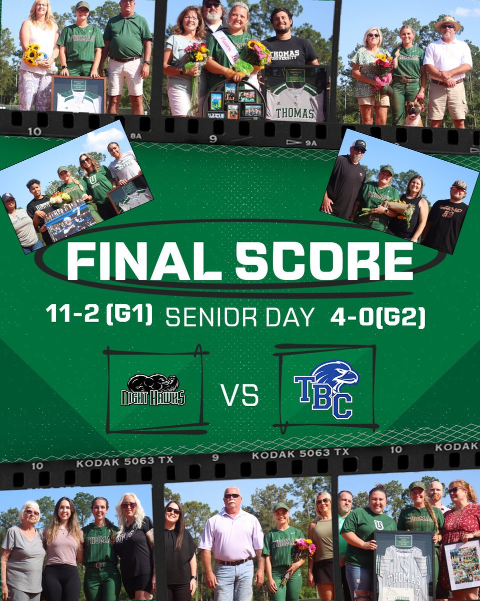 TU Softball (@nighthawkssoftb) on Twitter photo Ending Senior Day full of smiles and huge two DUBS ๐คฉ.
We'll now turn our attention towards the <a href="/SunConference/">The Sun Conference</a> tournament starting May 4th.
More details to come next week! Ending Senior Day full of smiles and huge two DUBS ๐คฉ.
We'll now turn our attention towards the <a href="/SunConference/">The Sun Conference</a> tournament starting May 4th.
More details to come next week!