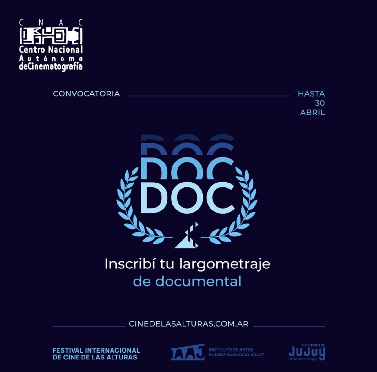 CNAC_Venezuela's tweet photo. Festival Internacional de Cine de las Alturas

➡️ Del 01 al 10 de septiembre https://t.co/hu6XLYjpWQ