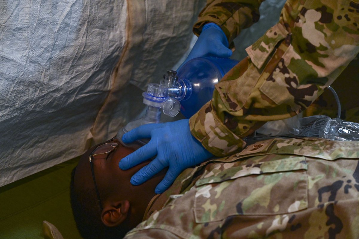 SJAFB's tweet photo. People are our #1 priority!
Our Airmen are trained & are #alwaysready. At #SouthernStrike specialized medical teams participated in a simulated medical evacuation from a contested location.
From airlift to triage, our Airmen ensure the best survival rate. https://t.co/FSqI2qtjSG