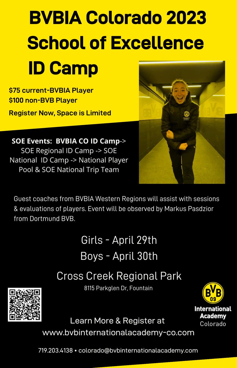 Last chance to sign up for BVB IA CO's SOE ID Camp! Deadline to sign up is 11:50pm tonight.  …nationalacademycolorado.sportngin.com/register/form/…