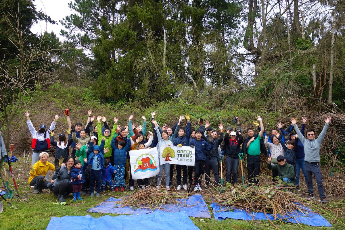 Our Earth Day activity on Saturday April 22 at Terra Nova Rural Park with <a href="/Richmond_BC/">City of Richmond BC</a> was a HUGE success! 💪

➡️READ MORE &amp; SEE PHOTOS FROM THE DAY HERE: greenteamscanada.ca/2023/04/24/ear…

Thank you to the City of Richmond for partnering with us to make this opportunity possible! 💚
