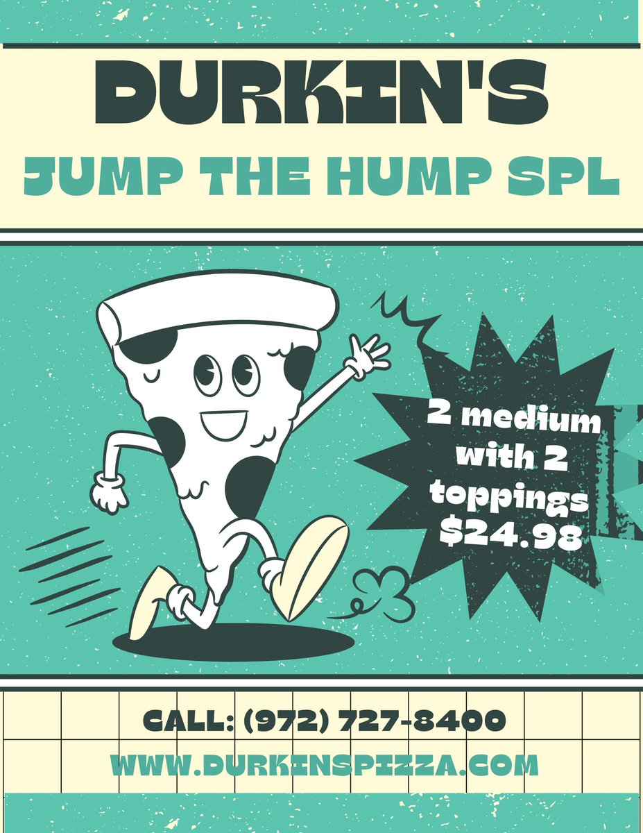 durkinspizza's tweet photo. @durkinspizza #durkinspizza #mckinney #bestpizzaintown #frsico #allen #plano #2for24 https://t.co/6saKVI7YXo