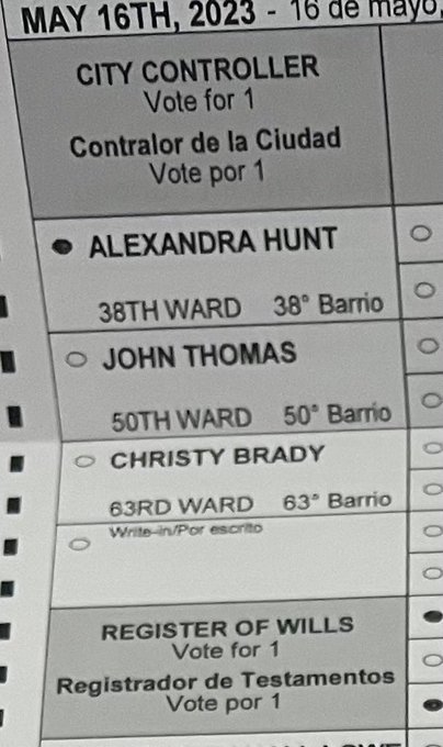 Every vote means a lot to me 💜 Mail in ballots have arrived 🗳️ Make sure you sign and date the outside<a href="/tag/huntforthemoney"class="tags"><span>#huntforthemoney</span></a>