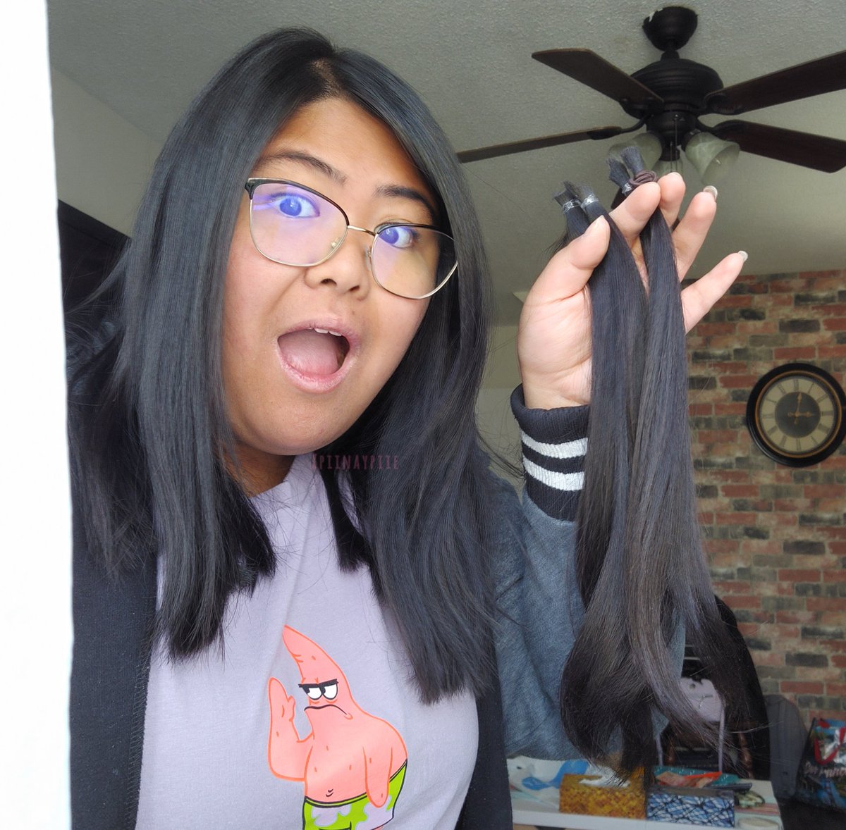 I did a thing 👀

I had long hair for the longest time. I grew out my hair even more for my own pleasure;  to enjoy the hairstyle I wanted for my wedding. &amp; now I hope I can pass along the same feelings I had to someone else♥️

I'll be donating to <a href="/ChaiLifeCanada/">Chai Lifeline Canada</a> #hairdonation ☺️