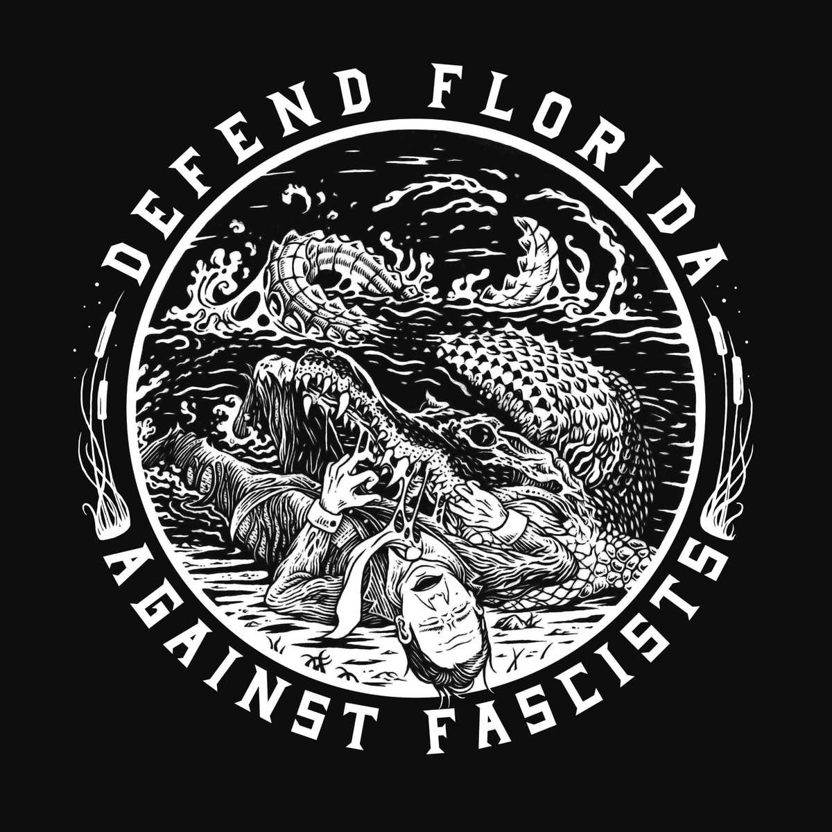 unrestdesign's tweet image. 🐊👦🐊 New design available through @GatorsDaily - based on the concept from @screwstonafc !! Shirts available in quoted tweet. A fun one to draw!
#defendflorida #antifa #antifascist #floridaantifa