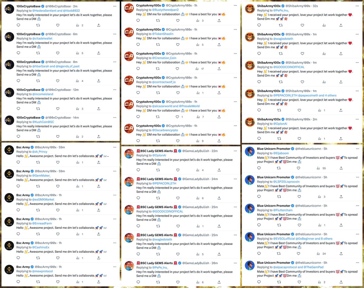 conspirator0's tweet photo. It's a day that ends in "Y", and crypto spammers with Twitter Blue verification are spamming people with duplicate replies. #VerifiedSpam #RocketToTheTop
cc: @ZellaQuixote https://t.co/kGtfz7GxI5