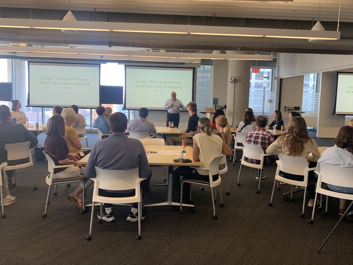 Kicking off a Design Thinking workshop on User Journey Mapping presented by Marc Macaluso and hosted by 84.51!